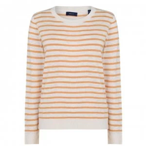 Image of Gant Breton Crew Sweatshirt - HONEY GOLD
