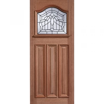Image of LPD External Hardwood ESTATE CROWN Lead Double Glazed Front Door M&T - 813mm x 2032mm