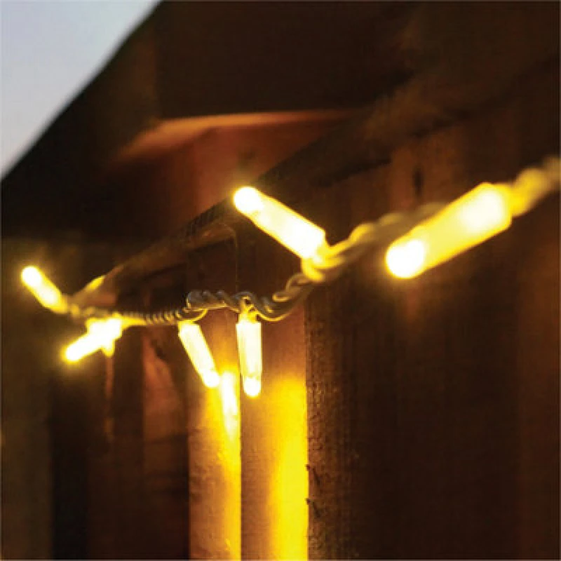 Image of Eagle Connect LED String Lights White Rubber Warm White 10M