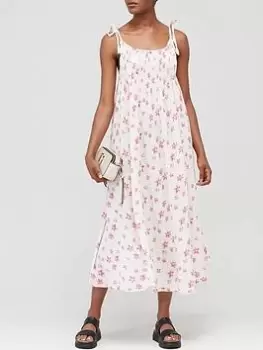 Image of Free People Azure Midi Dress - Lilac/Ecru