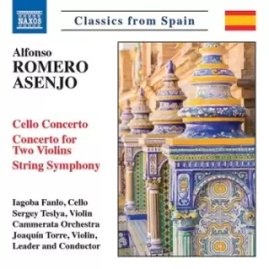 Image of Alfonso Romero Asenjo Cello Concerto/Concerto for Two Violins/ by Alfonso Romero Asenjo CD Album