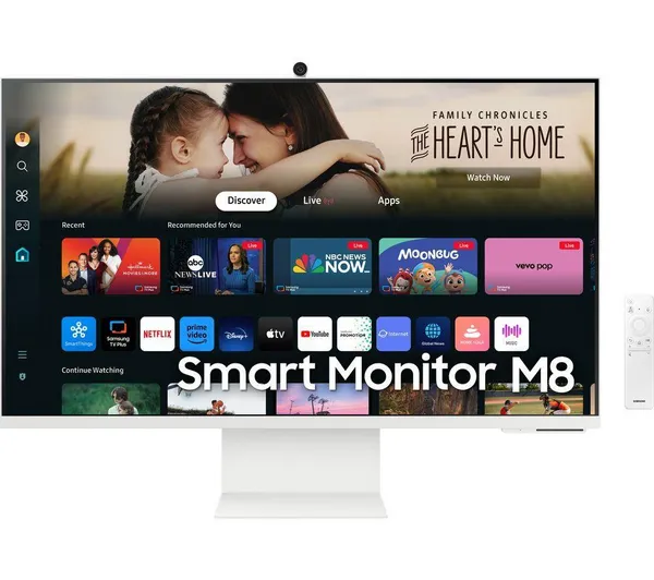 Image of Samsung M8 32" LS32DM801UUXXU Smart 4K Ultra HD HDR LED Monitor
