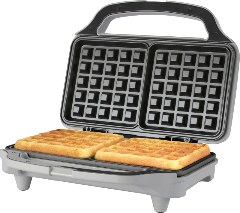 Image of SALTER Aspen Waffle Maker - Silver 5054061591729