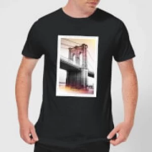 Image of Brooklyn Bridge Mens T-Shirt - Black