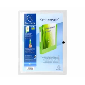 Image of Kreacover PP Filing Box 40mm A4, Frosted, Pack of 5