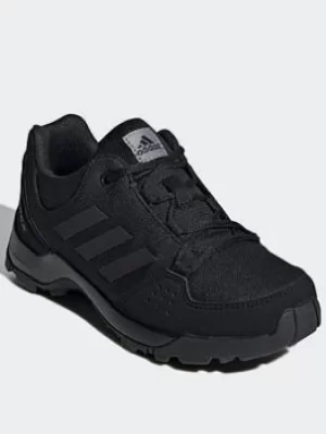 Image of adidas Terrex Hyperhiker Low Hiking Shoes, Black/Grey, Size 10 Younger