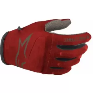 Image of Alpinestars Youth Racer Gloves 2020: Bright Red/Black M Ap15473203031M
