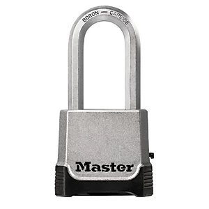Image of Master Lock Excell 4 Digit Combination with Key Override Padlock - 56mm