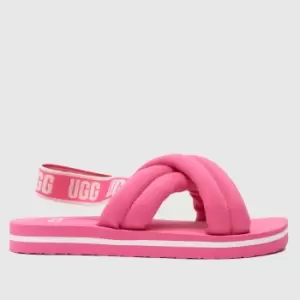 Image of UGG Pink Everlee Girls Junior Sandals