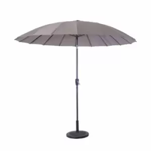 Image of Sturdi Aluminium Round 2.7m Shanghai Parasol (base not included) - Taupe