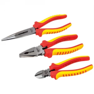 Image of Avit Electricians VDE Vanadium Chrome 3pc Pliers Set
