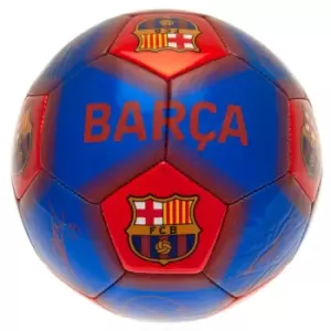 Image of FC Barcelona Signature Football (One Size) (Blue/Red)