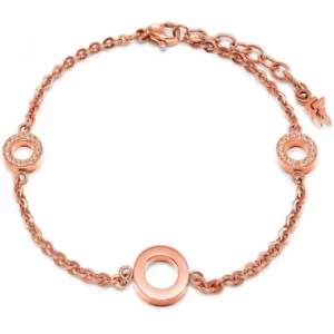 Image of Ladies Folli Follie PVD rose plating Classy Bracelet