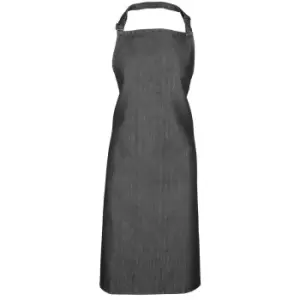 Image of Premier Colours Bib Apron / Workwear (Pack of 2) (One Size) (Black Denim)