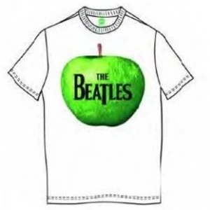Image of The Beatles Apple Mens White T Shirt: Medium