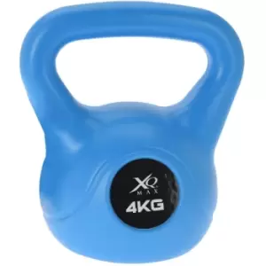 Image of Xq Max 4kg Kettlebell Weights Home Gym Kettle Bell Fitness Strength Training Equipment - W002920 - Blue
