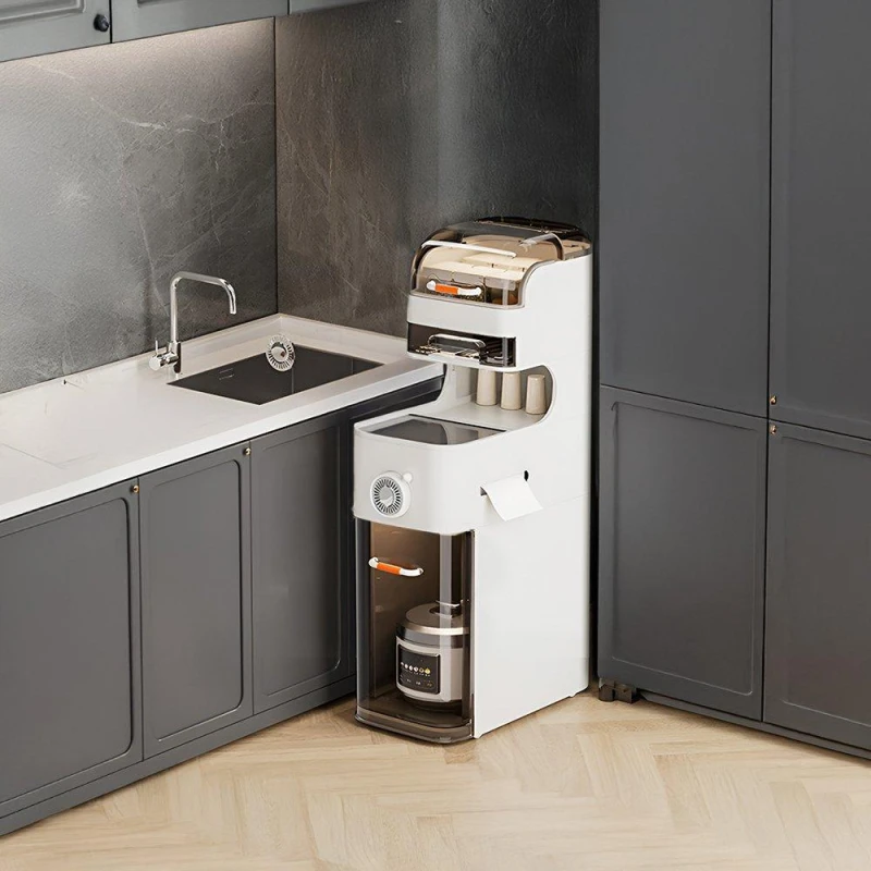 Image of LIFE IDEAS 5-Tier Storage Organizer with Drawers and Wheels White unisex One size