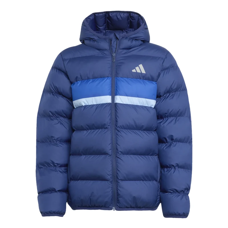 Image of Adidas SPORTSWEAR Hooded Padded Jacket blue Baby 9/10Y (132 to 138CM);15/16Y (159 to 162CM);13/14Y (153 to 156CM);11/12Y (144 to 150CM)