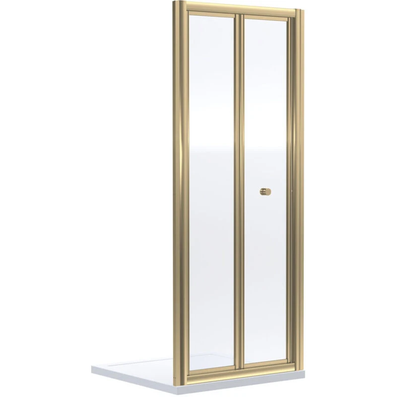 Image of nuie Rene 1900 x 900mm Bi-Fold Shower Door - Brown, Brown SMBD9BB-E6