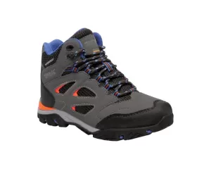 Image of Regatta Childrens Holcombe IEP Low Walking Boots - Grey/Orange, Grey/Orange, Size 1