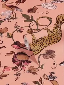 Image of Furn Exotic Wildlings Tropical Printed Wallpaper