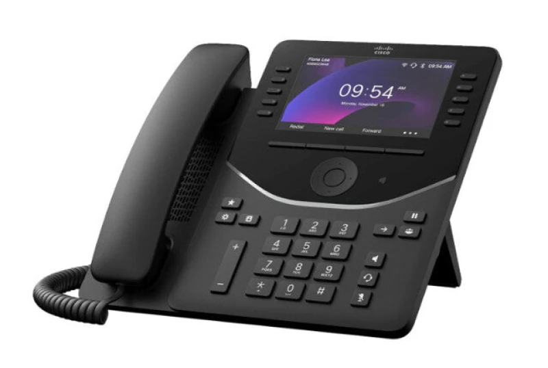 Image of Cisco Cisco 9861 IP phone Black, Carbon 10 lines LCD WiFi DP-9861-K9=