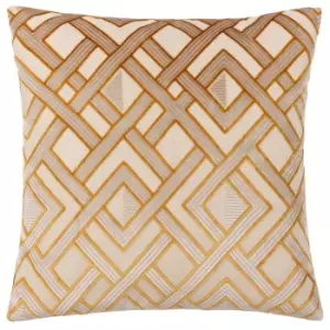 Image of Henley Cushion Gold / 50 x 50cm / Polyester Filled