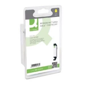 Image of Q-Connect Canon CLI-526Y Remanufactured Yellow Inkjet Cartridge