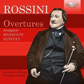 Image of Quintetto a Plettro - Rossini: Overtures Arranged for Mandolin Quintet CD