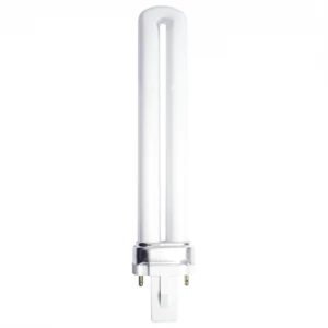 Image of KnightsBridge 9W CFL G23 2 Pin Opal Single Turn Bulb - Cool White