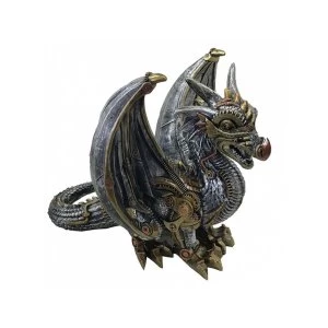 Image of Killing Machine Steampunk Dragon Statue