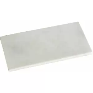 Image of Off White Rectangular Marble Tray - Premier Housewares