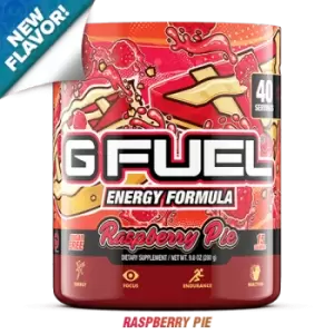 Image of G Fuel Raspberry Pie (40 Servings) Elite Energy and Endurance Formula