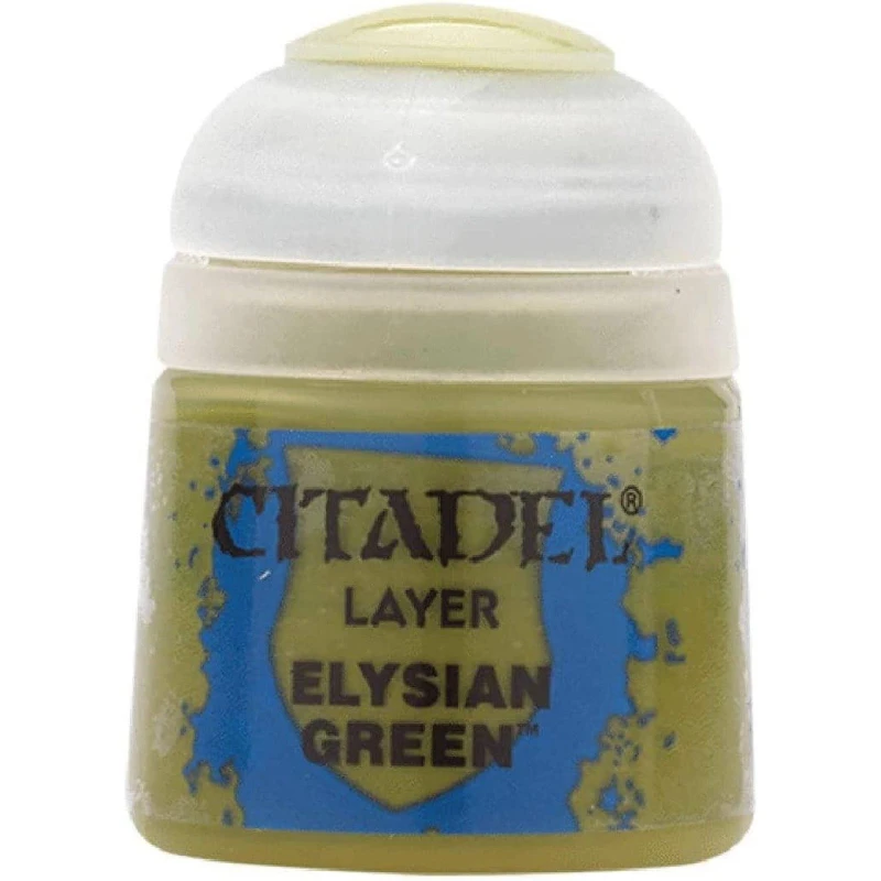 Image of Citadel Games Workshop Colour Layer: Elysian Green (12ml) Paint Multi