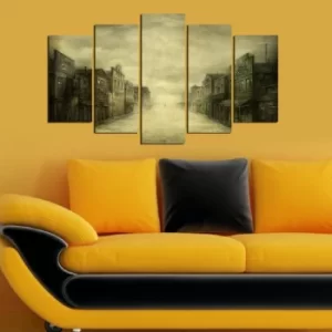 Image of 5MF-39 Multicolor Decorative MDF Painting (5 Pieces)