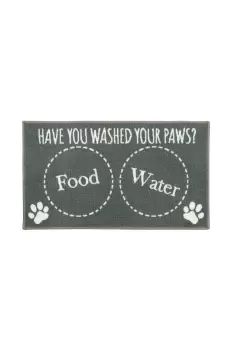 Image of Pet Mat Machine Washable 40 x 70cm Dinner time