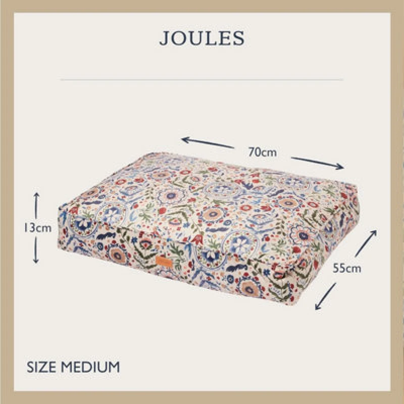 Image of Rosewood Joules Festival Floral Dog Mattress Bed