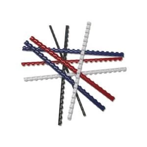 Image of Fellowes Plastic Binding Combs 10mm 41 55 80g sheet capacity packed
