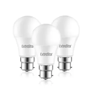 Image of 10W LED Globe Bulb B22 Netural White 4200K pack of 3