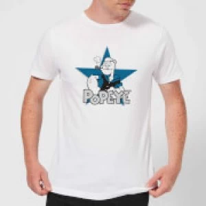 Image of Popeye Popeye Mens T-Shirt - White - M