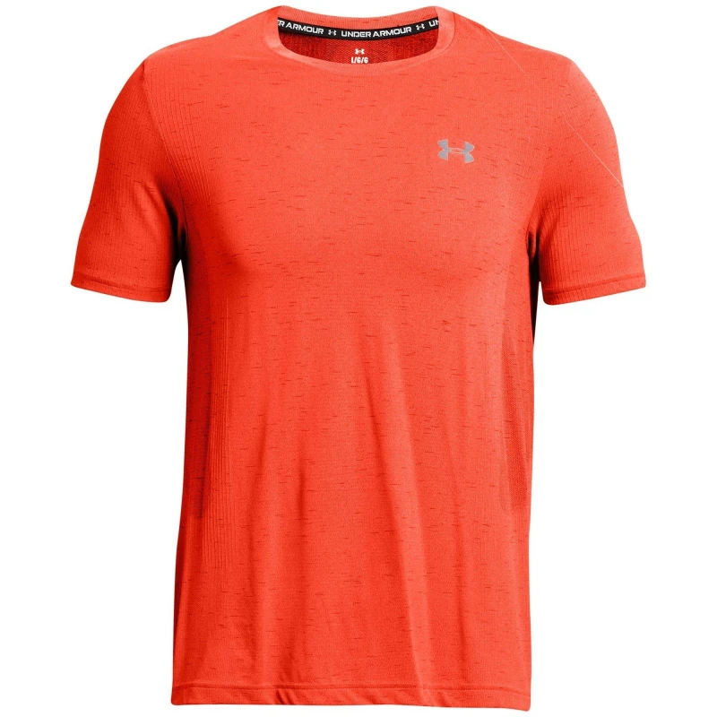 Image of Under Armour Armour UA Vanish Seamless Short Sleeve Mens - Orange Orange S