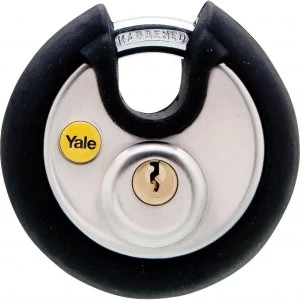 Image of Yale Stainless Steel Disc Padlock 70mm Standard