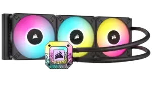 Image of Corsair iCue H150i Elite Capellix XT 360mm ARGB All-in-One Liquid Cooler - Black - CW-9060070-WW