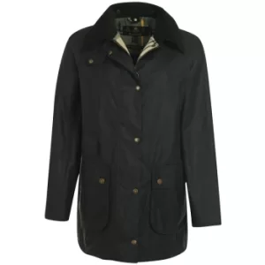 Image of Barbour Womens Tain Wax Jacket Sage/Ancient 10