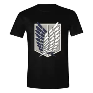 Image of Attack on Titan T-Shirt Scout Shield Size XL
