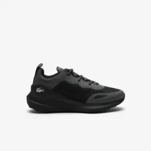 Image of Mens Lacoste Active 4851 Textile Trainers Size 7 UK Black
