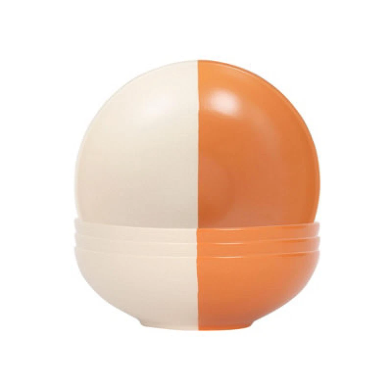 Image of Nicola Spring Dipped Stoneware Pasta Bowls - 20.5Cm - Burnt Orange - Pack Of 4