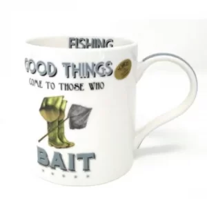 Image of Fishing Fine China Mug By Lesser & Pavey