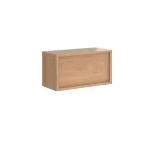 Image of Denver reception straight top unit 800mm x 350mm - beech