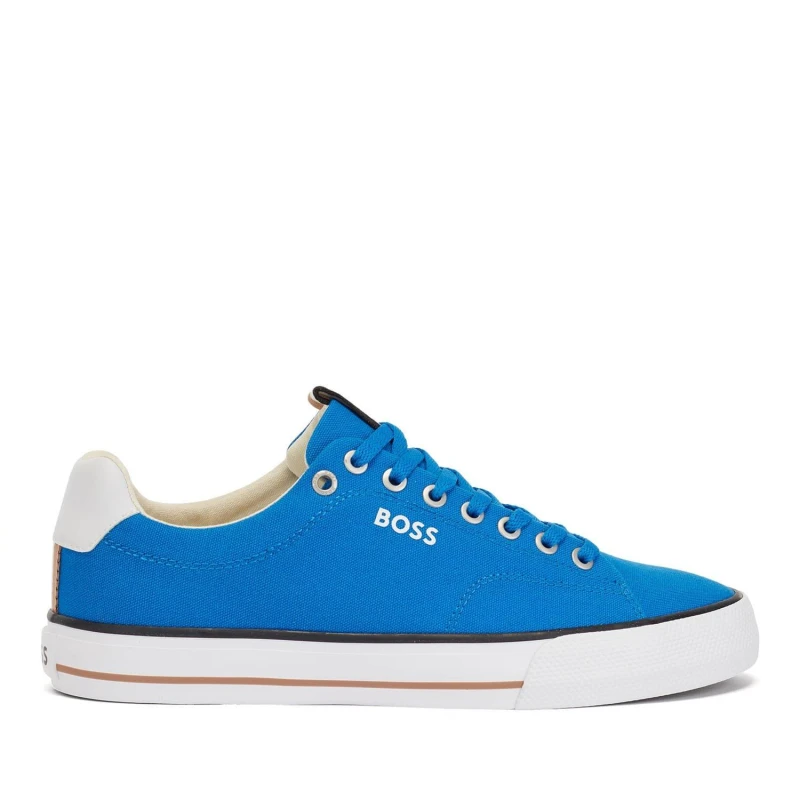 Image of Boss Aiden Tennis Trainers Blue male UK 6